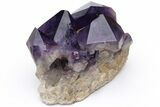 Deep Purple Amethyst Crystal Cluster - Congo #223354-1